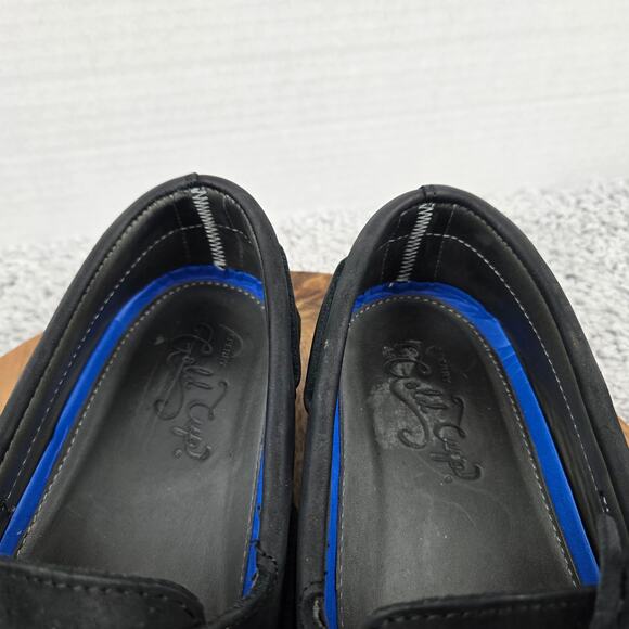 Sperry Top Sider Mens 12M Gold Cup Black Leather 2-Eye Casual Daily Boat Shoe - Picture 11 of 12